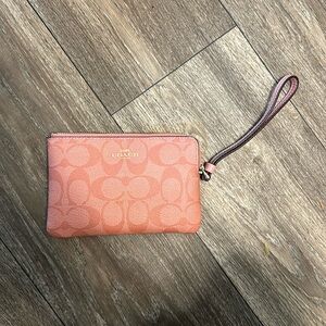 Coach small wallet with wristband